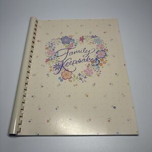 Vintage “Family Keepsakes” Binder Family Photo Album Memory Book Current Inc.